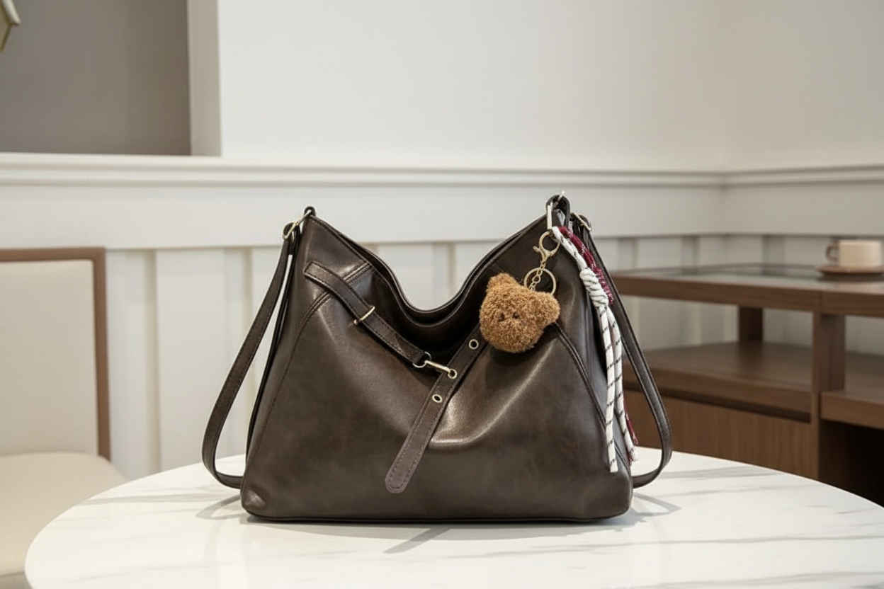 Hero Image - Dark Brown Leather Bag